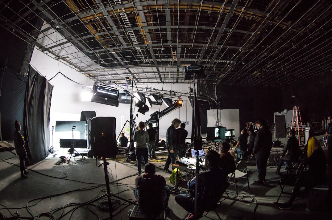 film set lighting setup