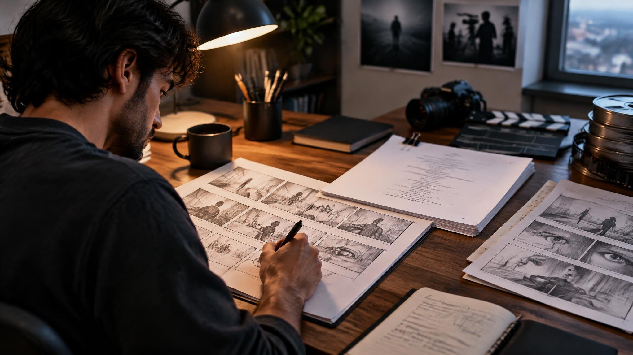 filmmaker writing script